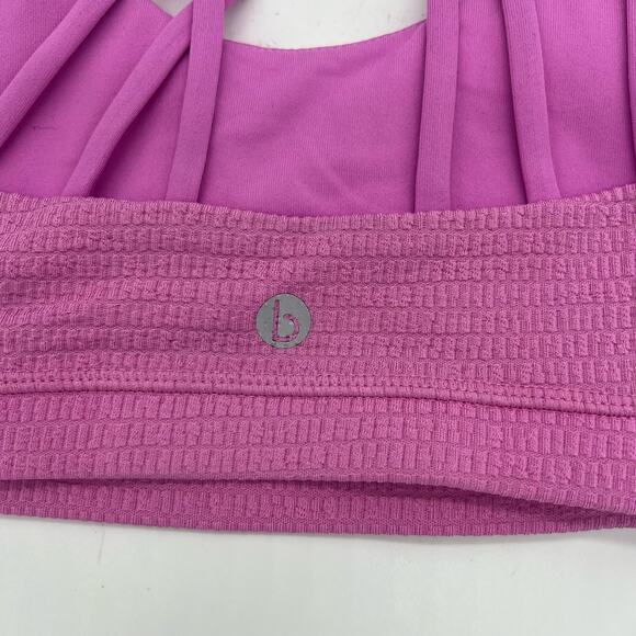 Cotton On Body Strappy Sports Crop Neon Orchid Womens Size XS - Picture 6 of 8